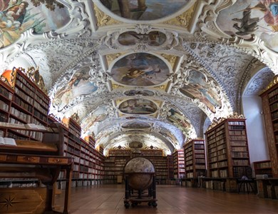 La biblioteca del Monastero di Strahov