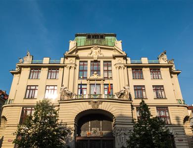 Edificio principale del comune della città di Praga